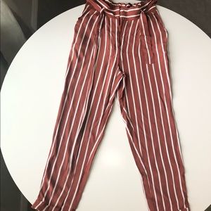 Forever 21 Wide-Leg High-Waist Pants